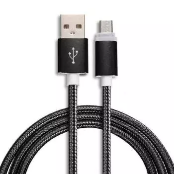 1/2/3 м Micro USB для синхронизации данных, быстрое зарядное устройство, зарядный кабель, шнур для Samsung Android 1 Meter синий