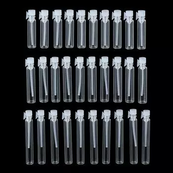 1/2/3 мл мини-стеклянные флаконы для парфюмерии с небольшими образцами, флакон для духов, флакон для аромата 1ml