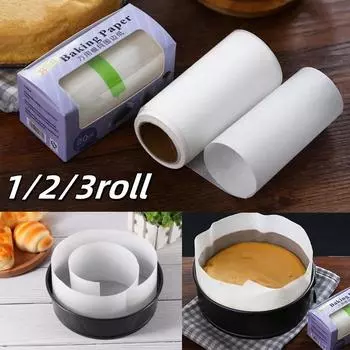 1/2/3 рулона 20 м антипригарная бумага для выпечки термостойкая подкладка для противня для микроволновой печи фритюрницы края инструмент для выпечки