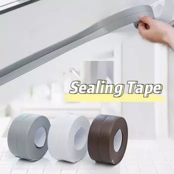 1/2/3 рулона герметизирующей ленты, водонепроницаемые ленты из ПВХ, наклейки на кухонные столешницы, раковины, ванны, душевые, туалеты, полы, стены 2.2cmx3.2m