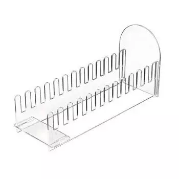 1/2/3 шт. 12-уровневая подставка для поздравительных открыток, акриловая стойка для открыток, держатель для хранения закладок для настольной столешницы на прилавке магазина 1pc