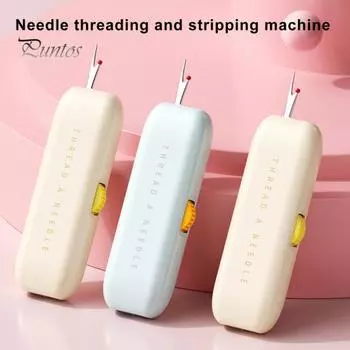 1/2/3 шт. 2-в-1 нитевдеватель для удаления нити DIY ручное шитье вышивка крестиком ремесла резак для заправки нити в иглу инструменты для удаления нити 1pc baby голубой