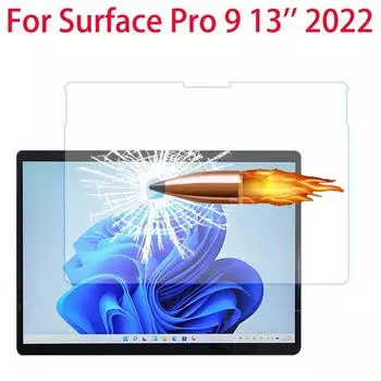 1/2/3 шт. 9H закаленное стекло Защитная пленка для экрана для Microsoft Surface Pro 9 13 дюймов 2022 защитная пленка для планшета 1PC Surface Pro 9 прозрачный