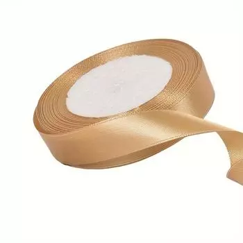 1/2/3 шт. элегантной золотой полиэстеровой ленты, общая длина 25 ярдов | Идеально подходит для украшения тортов своими руками, упаковки подарков и подарков на вечеринку 1pc