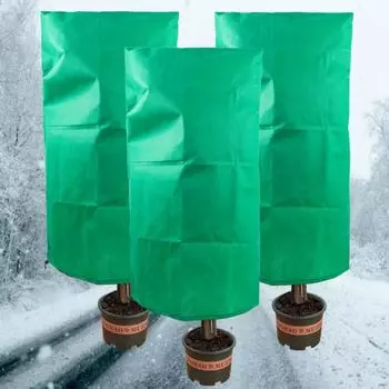 1/2/3 шт., чехол для растений, зимний теплый чехол для деревьев, кустарников, растений, защитный мешок для защиты от мороза для садовых растений, небольших деревьев