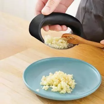 1/2/3 шт. Чеснокодавка из нержавеющей стали, легкоочищаемая чеснокодавилка, измельчитель для овощей и имбиря, измельчитель для любителей кулинарии 1pc