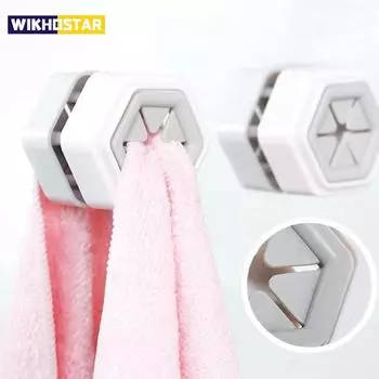1/2/3 шт. держатель для полотенец, переносная полка для хранения полотенец, домашняя кухня, крючок для хранения стиральной ткани, присоска, настенный, оконный, органайзер для ванной комнаты 1pcs