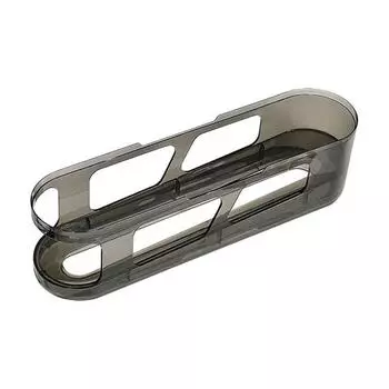 1/2/3 шт. Держатель для яиц в холодильник Большой вместимости Многослойный Прозрачный дизайн Штабелируемый Автоматическая подача Single Layer серый