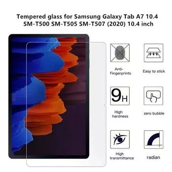 1/2/3 шт. для Samsung Galaxy Tab A7 10,4 дюйма T500 T505 2020, защитная пленка из закаленного стекла для SM-T500 SM-T505 SM-T507, пленка для планшета 1*Tab A7 10.4 in T500 505 прозрачный