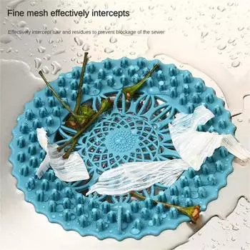 1/2/3 шт. Фильтр Soft Touch Эффективная фильтрация Tpr Круглый бытовой антиблокировочный инструмент Мелкая сетка Нескользящая посадка Пять цветов