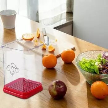 1/2/3 шт. фруктовая чашка с нажимной пластиной, резак для клубники, бананов, киви, интегрированный дизайн лезвия, посудомоечная машина, безопасный овощной салат, кухонный гаджет 1pc