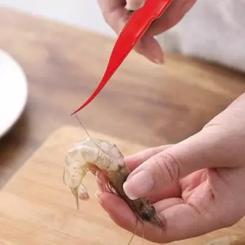 1/2/3 шт. Инструмент для чистки креветок, нож для чистки креветок, очиститель креветок для кухни, эргономичная нескользящая ручка, эффективный инструмент для подготовки креветок 1pc