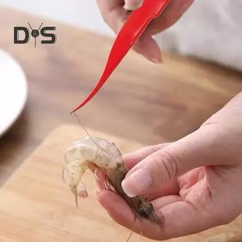 1/2/3 шт. Инструмент для чистки креветок, нож для чистки креветок, очиститель креветок для кухни, эргономичная нескользящая ручка, эффективный инструмент для подготовки креветок 1pc