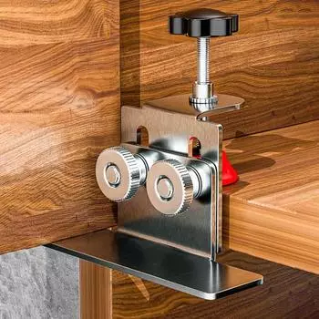 1/2/3 шт. Инструмент для установки двери шкафа Регулируемый позиционер для установки двери Регулировка высоты Простая 1pc