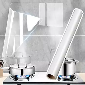 1/2/3 шт. Керамическая плитка для оклеивания кухонных обоев, водонепроницаемая защита рабочего стола, кухонная доска, антимасляная наклейка, доска для письма 45CM*1M