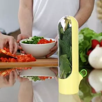 1/2/3 шт. контейнер для хранения трав для холодильника без бисфенола А с резервуаром для воды для трав жёлтый