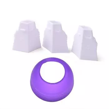 1/2/3 шт. Конвертер насадок для кондитерского мешка с глазурью, 3 отверстия, 3 цвета, соединительная муфта для крема, инструменты для украшения кексов, для выпечки печенья с помадкой