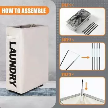 1/2/3 шт. Корзина для грязного белья с колесами, складная корзина для белья, органайзер для одежды, коврик для йоги, корзина для хранения инвентаря