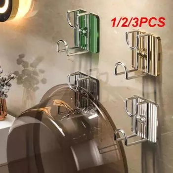 1/2/3 шт. Крючок самоклеящийся артефакт неперфорированный аксессуары для ванной комнаты домашний органайзер универсальные крючки для умывальника экономия места