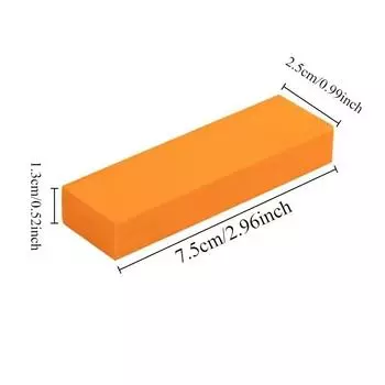 1/2/3 шт. ластик для удаления ржавчины многофункциональный бытовой для ванной комнаты кухни кастрюли плиты стеклянной стены пятна многоразовая чистая резиновая щетка 1PC оранжевый