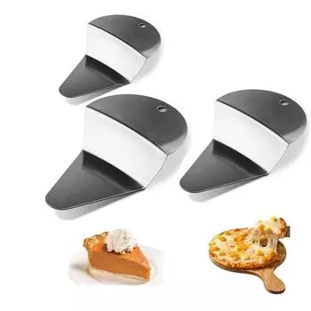 1/2/3 шт. Лопатка для первого ломтика пирога, Лопатка для первого ломтика пирога из нержавеющей стали Лопатка для первого ломтика пирога, Треугольный резак для пирога, Гаджеты для пирога, Гаджеты для пиццы 1pc