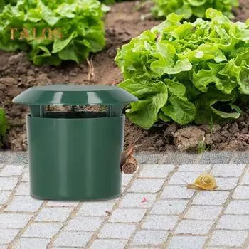 1/2/3 шт. ловушки для слизней, ловушки для улиток, многоразовые, экологически чистый, водонепроницаемый дизайн, простой в использовании уличный садовый ловец для улиток, дом для слизней 1pc