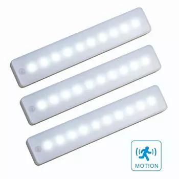 1/2/3 шт. Магнитный беспроводной светильник для шкафа, супер яркий, без мерцания, энергосберегающий, легкий 1pc