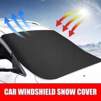 1/2/3 шт. Магнитный чехол на лобовое стекло для автомобилей, внедорожников, грузовиков, прочный протектор лобового стекла, противоугонный, зимний, морозо-градо-снег, зимние подарки 1pc