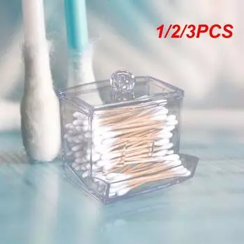 1/2/3 шт. милый медведь ватный диск держатель ватный тампон коробка для хранения косметики ювелирные изделия контейнер для макияжа для ванной губная помада CHINA