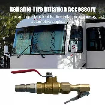 1/2/3 шт. Насадка для накачивания шин Воздушный компрессор Зажим для накачивания шин Нержавеющий Устойчивый к коррозии Универсальный 1pc