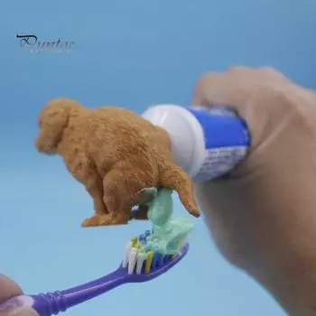 1/2/3 шт. насадки на зубную пасту для собачьих задниц, легко моются, многоразовые забавные крышки для дозатора зубной пасты для щенков, аксессуары для ванной комнаты 2pcs