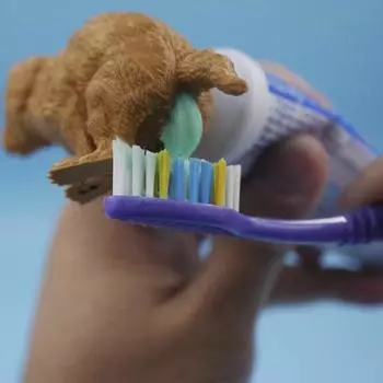 1/2/3 шт. насадки на зубную пасту для собачьих задниц, легко моются, многоразовые забавные крышки для дозатора зубной пасты для щенков 2pcs