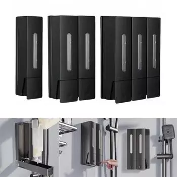 1/2/3 шт. настенный 400 мл дозатор мыла насос бутылка с противоскользящей кнопкой для геля для душа шампуня кондиционера инструменты для ванной комнаты