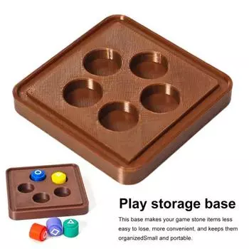 1/2/3 шт., основание для хранения ловких камней, прочный портативный пластиковый держатель для ловли камешков 1pc