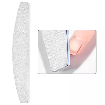 1/2/3 шт./пилочки для ногтей, двухсторонние, серого цвета, кривая, банан, инструменты для ухода за ногтями 1pc