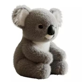 1/2/3 шт. Плюшевая игрушка Коала для эмоциональной поддержки, Снятие тревоги и стресса, Эмоциональное исцеление по запросу, Плюшевая коала, Имитация, Чучело животного, Кукла, Украшение L 1pc