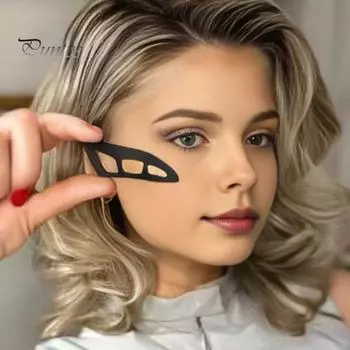 1/2/3 шт. Помощник по нанесению теней для век Шаблон для подводки глаз Трафареты для макияжа глаз Инструмент для нанесения теней для век для начинающих 1pc
