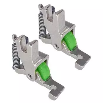 1/2/3 шт. роликовая лапка для подгибки потайная направляющая для молнии подгибка края швейная машина направляющая планка аксессуары для подгибки 1pc