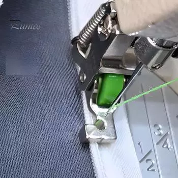 1/2/3 шт. роликовая лапка для подгибки потайная направляющая для молнии подгибка края швейная машина направляющая планка аксессуары для подгибки 1pc