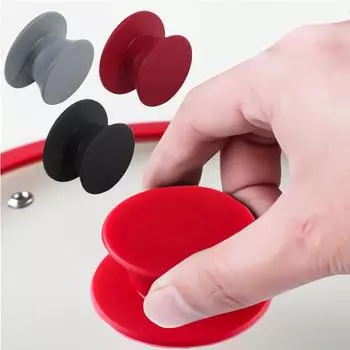 1/2/3 шт. ручка для крышки кастрюли силиконовая универсальная ручка для кастрюли сменная кухонная крышка для посуды ручки для крышки кастрюли черная кухня