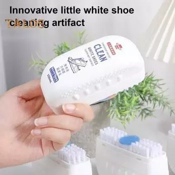 1/2/3 шт. Щетка для дезинфекции белой обуви с пеной 2-в-1 Щетка для чистки обуви с дозатором мыла Восстановление белизны Щетка для обуви 1pc