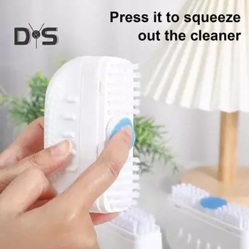 1/2/3 шт. Щетка для дезинфекции белой обуви с пеной 2-в-1 Щетка для чистки обуви с дозатором мыла Восстановление белизны Щетка для обуви 1pc