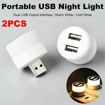 1 2 3 шт. светодиодная лампа для чтения с USB-разъемом 5 В, ночник для защиты глаз, мини-светильник для книг, для компьютера, мобильного устройства, зарядки, освещения 1PCS теплый белый