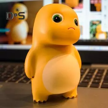 1/2/3 шт. светящаяся мультяшная игрушка-динозавр для снятия стресса светящаяся сенсорная игрушка-динозавр для детей и взрослых антистрессовый мячик игрушка-фиджет в виде животного 1pc