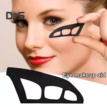 1/2/3 шт. трафарет для теней для век, многоразовый помощник для начинающих, руководство по рисованию теней, помощник, формирователь, силиконовый шаблон для нанесения теней для век 1pc