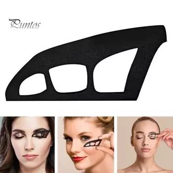 1/2/3 шт. трафарет для теней для век, многоразовый помощник для начинающих, руководство по рисованию теней, помощник, формирователь, силиконовый шаблон для нанесения теней для век 1pc