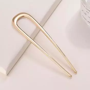 1/2/3 шт. U-образная заколка для волос, легкая, нескользящая, длинная, густая, металлическая, для создания французских волос, для пучка, аксессуары для волос для женщин и девочек A