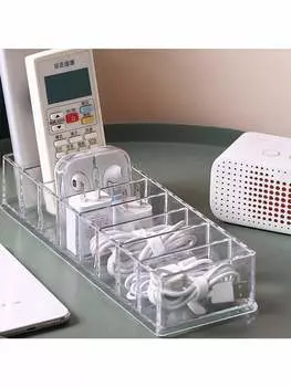 1/2/3 шт. Ящик для хранения кабеля, прозрачный пластиковый контейнер для хранения данных, канцелярский стол, многофункциональный комод, инструмент для ванной комнаты