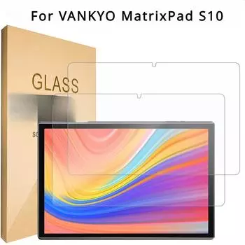 1/2/3 шт. закаленное стекло для VANKYO MatrixPad S10 10,1 Защитное стекло для планшета на VANKYO MatrixPad S10 10,1 дюймов Защитная пленка для экрана 1PCS MatrixPad S10 чистый