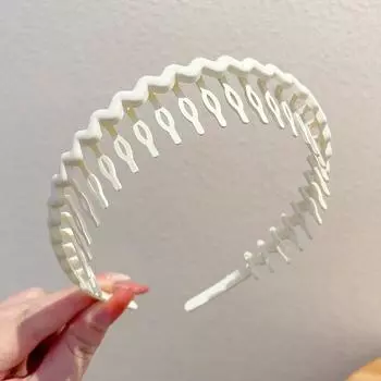 1/2/3 шт. Заколка для волос матовый цветной ободок для женщин нескользящая повязка на голову зубцы простая повязка на голову повязка на голову для лица аксессуары для волос